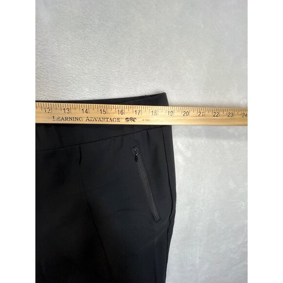 Lane Bryant Pants Womens 18 Black Stretch Zipper Pockets - Picture 4 of 7